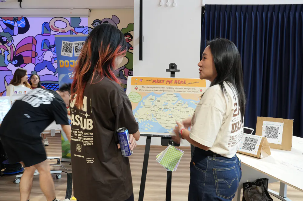 Presenting a passion project at a stand, Level 5